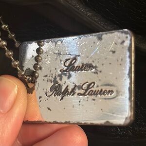 Vintage Black Pebbled Leather Satchel / Tote Bag by Ralph Lauren